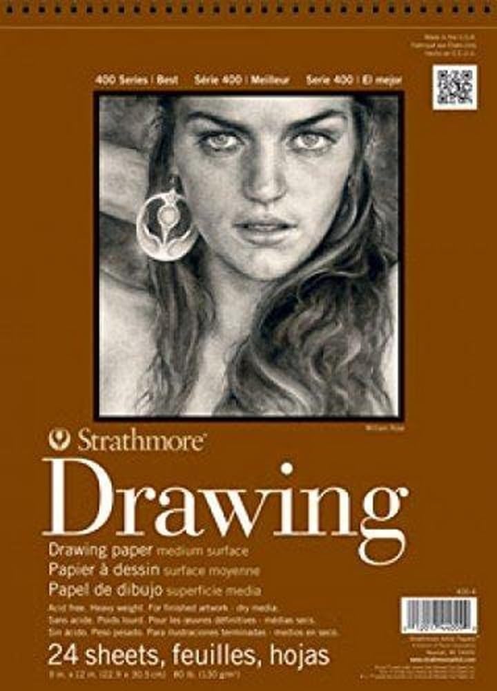 Strathmore (400-1 400 Series Drawing Pad, Medium Surface, 4"x6", 24 Sheets - Image 1